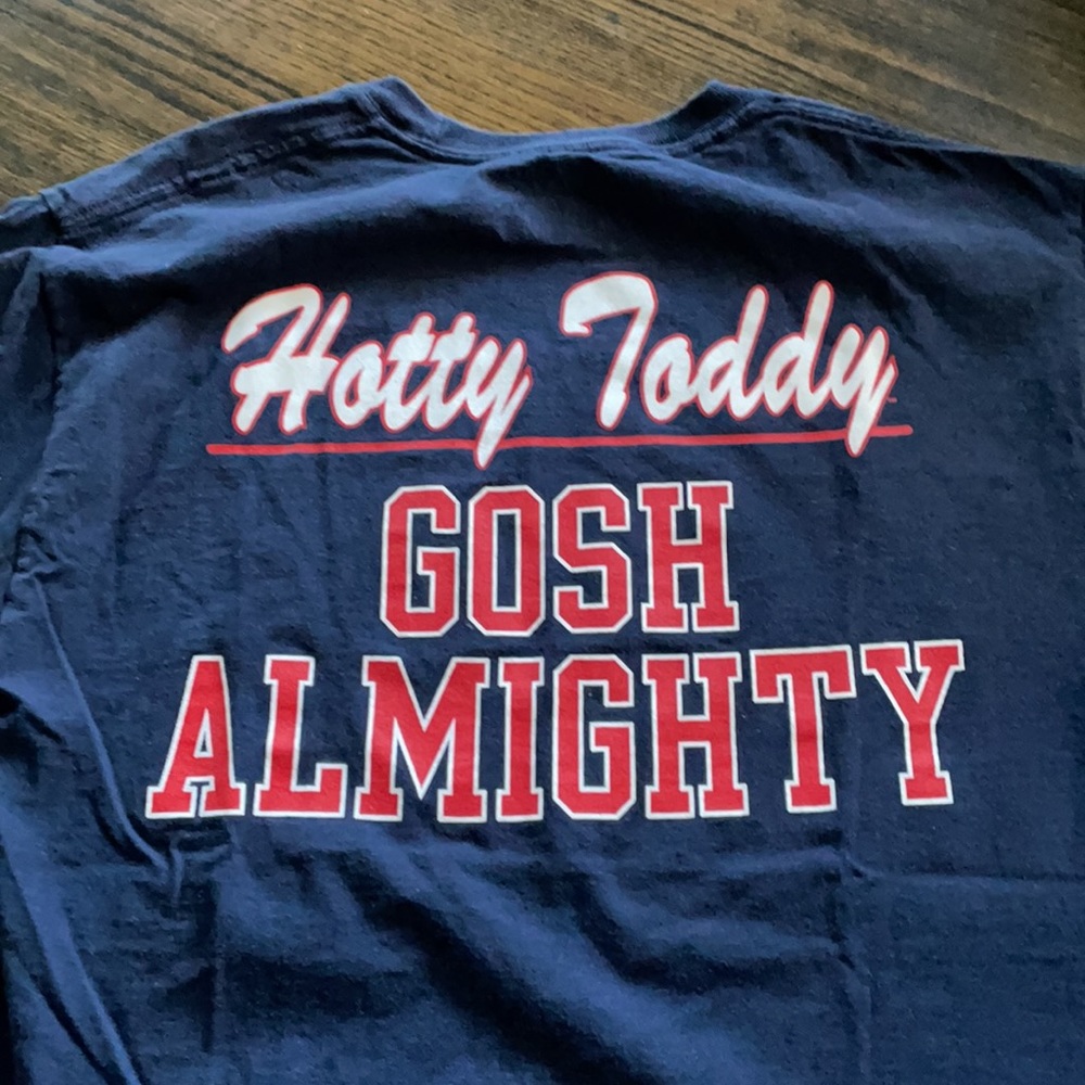 Ole Miss Hoddy Toddy shirt. Medium. Gently worn - Picture 2 of 4